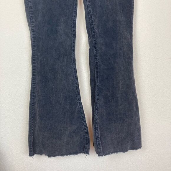 Banjara Gray Flared Corduroys raw hem! Hard to find! So cool🌹 - Picture 5 of 8